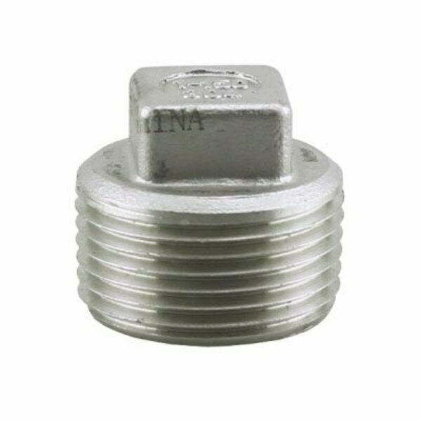 Boshart PLUG SQ HD 1/2 IN 304 SS U2-SSP-05